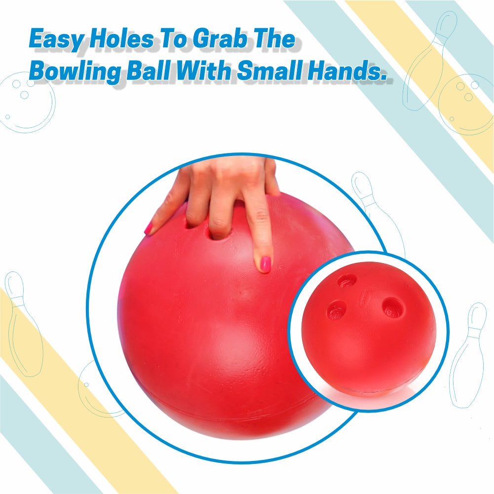 Chanak Big Bowling Set for Kids Green - BIS Approved - chanak