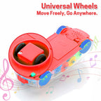 Chanak Transparent Gear Car Red - Child Playing - chanak