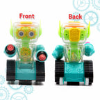 Chanak Gear Robot Car Blue - Moving Gears Detail - chanak