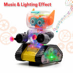 Chanak Gear Robot Car Yellow - Packaging Back - chanak