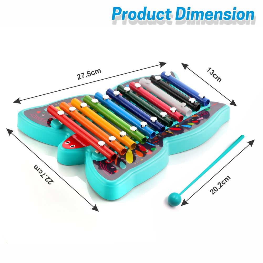 Chanak Musical Butterfly Xylophone Blue - Colour Nodes - chanak
