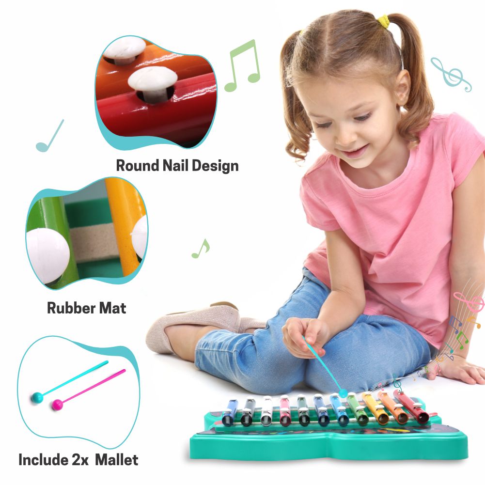 Chanak Musical Butterfly Xylophone Toy (Blue)