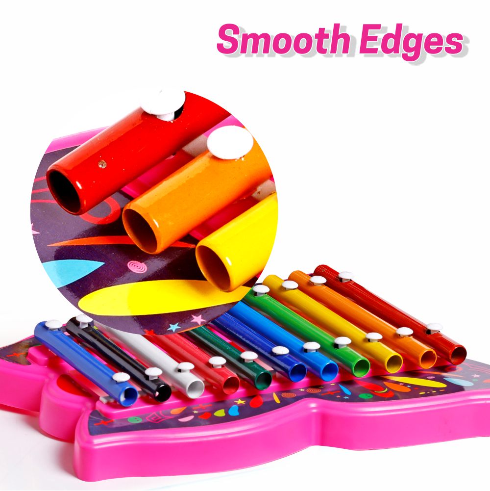 Chanak Musical Butterfly Xylophone Pink - BIS Approved - chanak