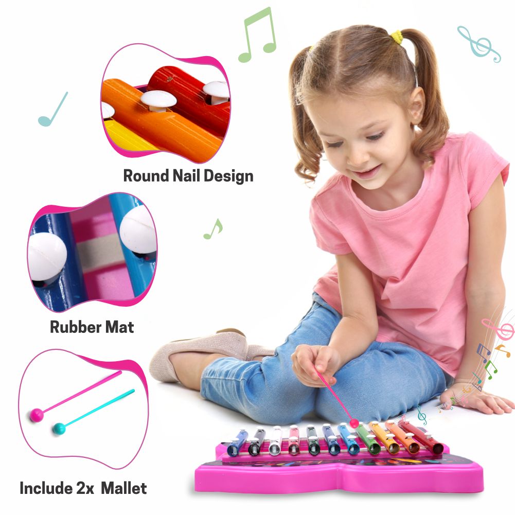 Chanak Musical Butterfly Xylophone Pink - Packaging - chanak