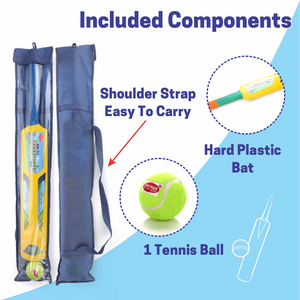 Chanak Big Cricket Kit for Boys & Girls Cricket Set (Bat+Ball) Aditi Toys Pvt. Ltd.