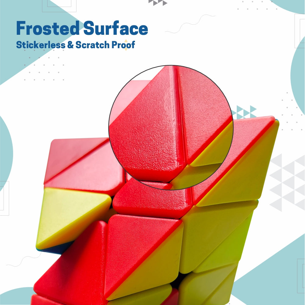 Chanak Pyramid Cube Puzzle Triangle - Solved Position - chanak