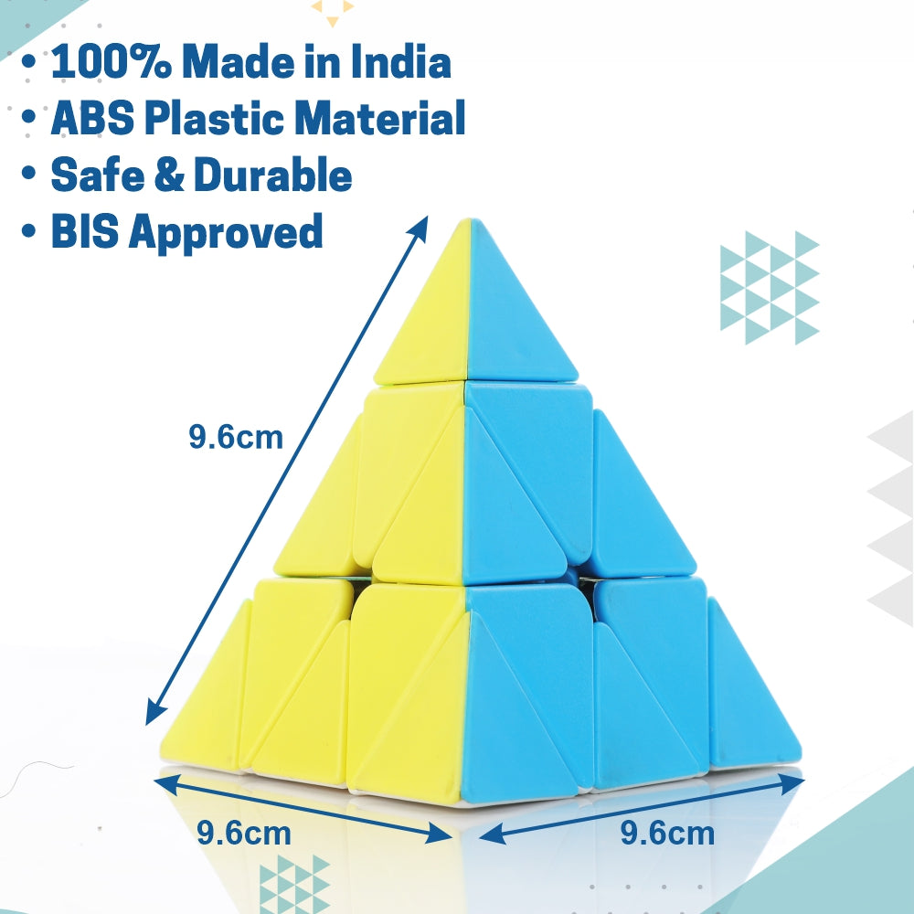 Chanak Pyramid Cube Puzzle Triangle - Close Up - chanak