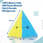 Chanak Pyramid Cube Puzzle Triangle - Close Up - chanak