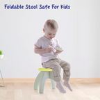 Chanak Baby Step Stool Chair for Kids | Durable HDPE Plastic Activity Seat – BIS Approved (Yellow)