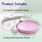 Chanak Baby Step Stool Chair for Kids | Durable HDPE Plastic Activity Seat – BIS Approved (Pink)