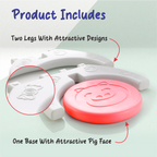 Chanak Baby Step Stool Chair for Kids | Durable HDPE Plastic Activity Seat – BIS Approved (Red)