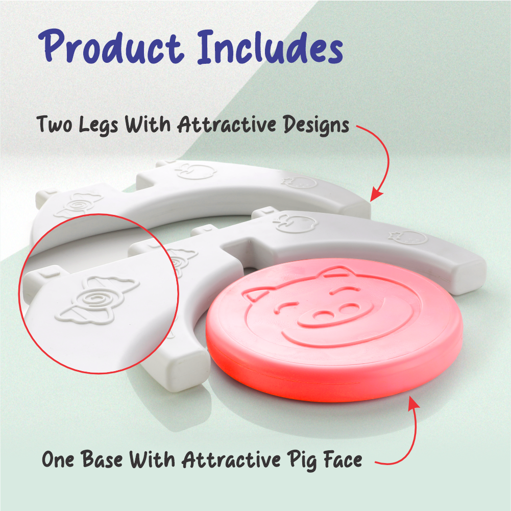 Chanak Baby Step Stool Chair for Kids | Durable HDPE Plastic Activity Seat – BIS Approved (Red)