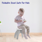 Chanak Baby Step Stool Chair for Kids | Durable HDPE Plastic Activity Seat – BIS Approved (White)