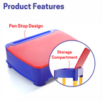 Chanak's Children's Safe & Sturdy Study Table & Chair Set (Red & Blue) Aditi Toys Pvt. Ltd.