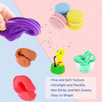 Chanak Clay Dough Set for Kids 3+ Years | 5 Colorful Non-Toxic Clay with Sculpting Tools – BIS Approved (50g x 5)