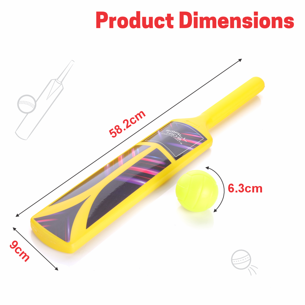 Chanak Small Cricket Kit for Boys & Girls, Cricket Set (Bat+Ball) Aditi Toys Pvt. Ltd.