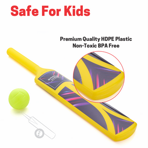 Chanak Small Cricket Kit for Boys & Girls, Cricket Set (Bat+Ball) Aditi Toys Pvt. Ltd.