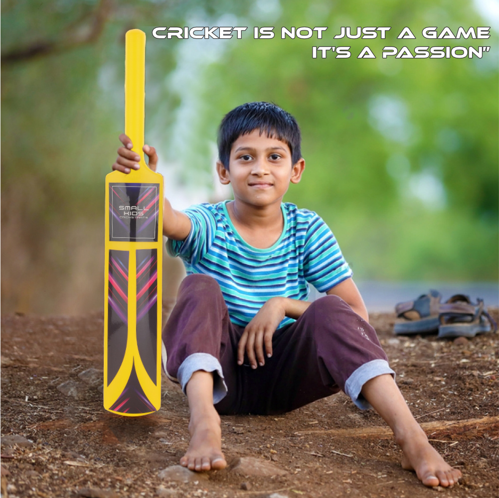 Chanak Small Cricket Kit for Boys & Girls, Cricket Set (Bat+Ball) Aditi Toys Pvt. Ltd.