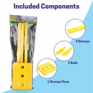 Chanak Big Cricket Stumps / Wicket Set With Bails (Stump) Aditi Toys Pvt. Ltd.