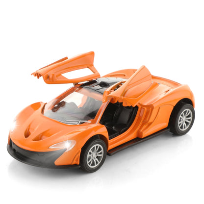 Chanak Premium Metal Die-Cast Sports Racing Car Toy (Orange) - chanak