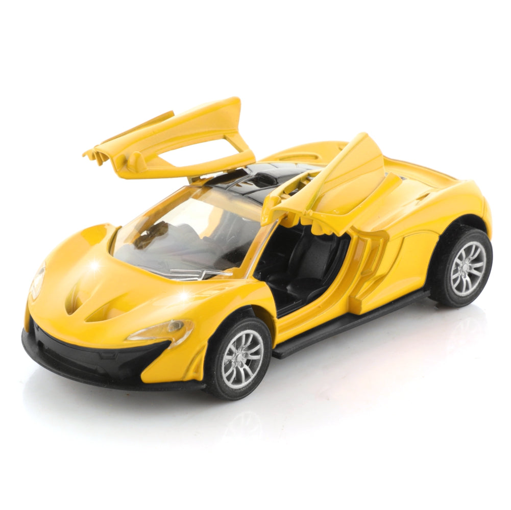 Chanak Premium Metal Die-Cast Sports Racing Car Toy (Yellow) Aditi Toys Pvt. Ltd.