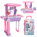 Premium Doctor Set Trolley for Kids with LED Light Instruments (Pink) Aditi Toys Pvt. Ltd.