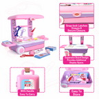 Premium Doctor Set Trolley for Kids with LED Light Instruments (Pink) Aditi Toys Pvt. Ltd.