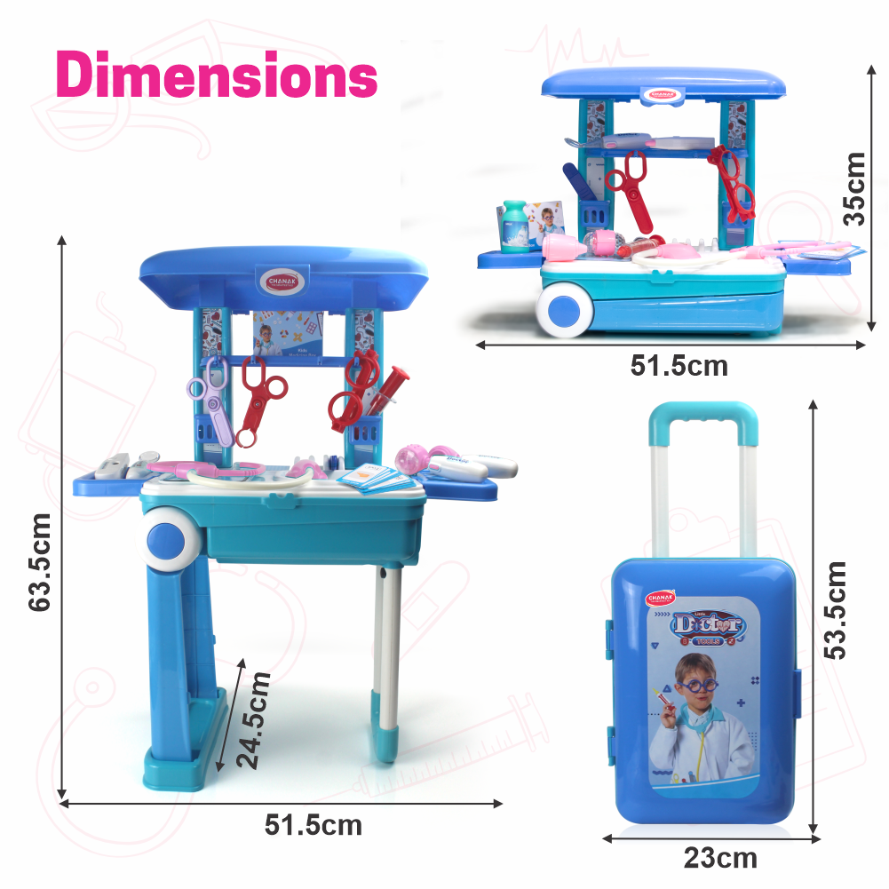 3-in-1 Doctor Set for Kids | Premium Medical Play Kit – chanak 3-in-1 Doctor Set for Kids | Premium Medical Play Kit – chanak