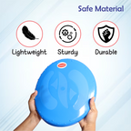 Chanak Flying Disc Frisbee Picnic, Beach, Garden Disc Throwing Sports Outdoor Game for Kids & Adults, Blue Pack of 5 chanak