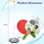 Chanak Solo Ping Pong Trainer – Kids Table Tennis Toy