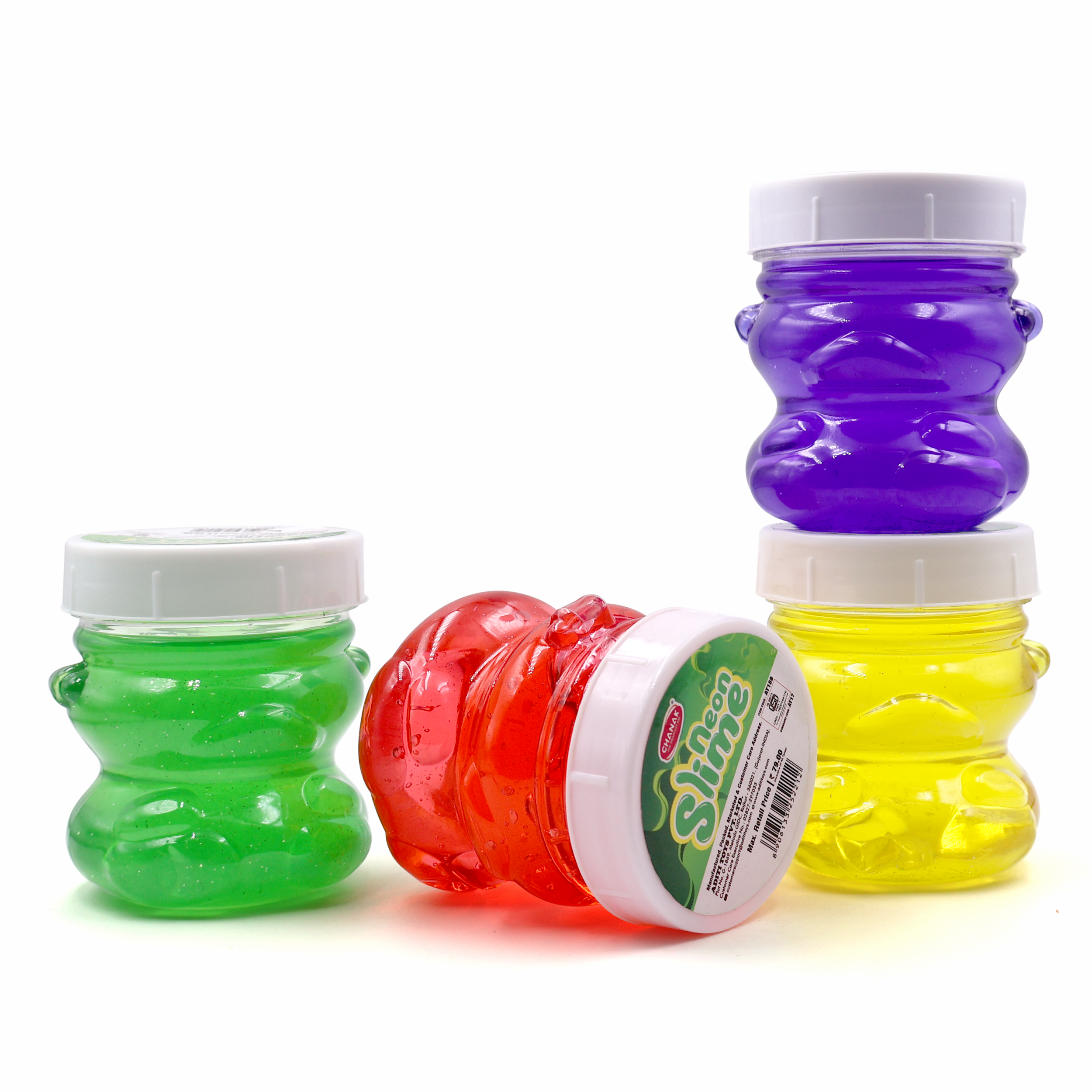 Neon Slime (100ml) Pack of 4