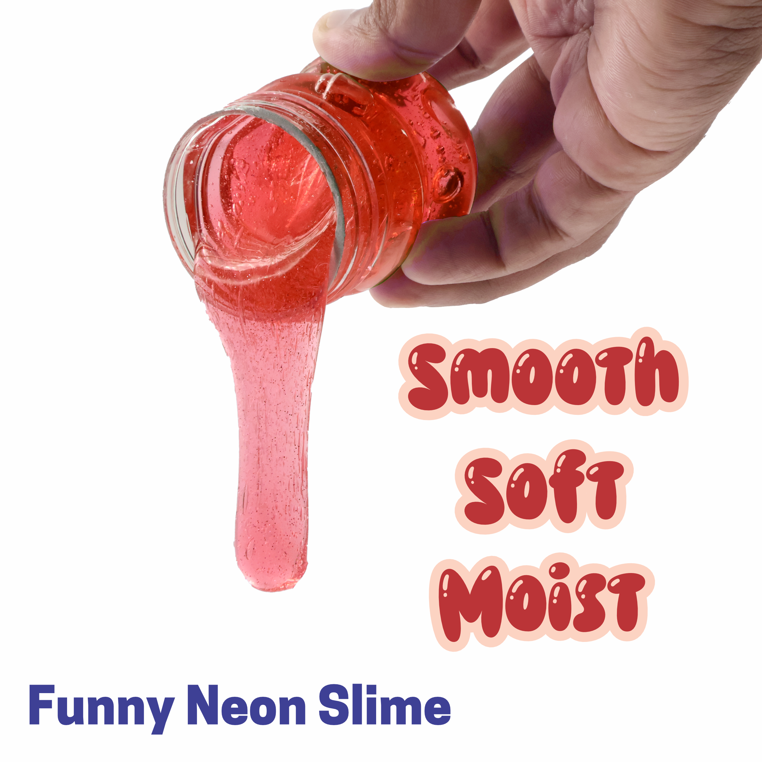 Neon Slime (100ml) Pack of 2 (Red)