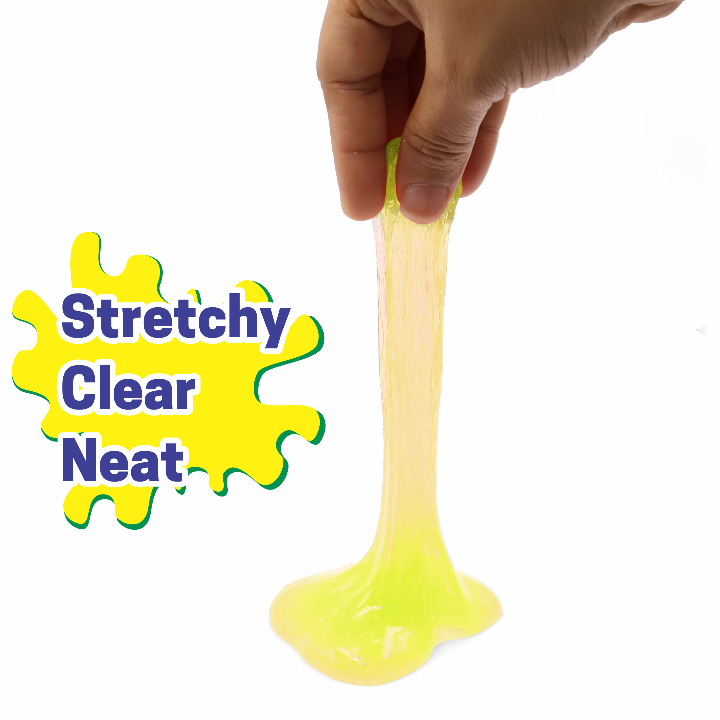 Neon Slime (100ml) Pack of 2 (Yellow)