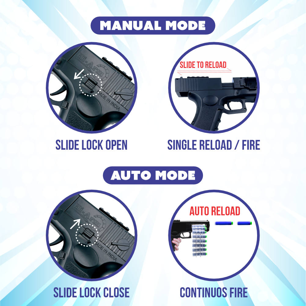 Chanak Black Commando Dart Gun