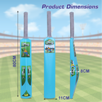 Chanak Big Cricket Turf Bat for Boys & Girls, 34.5 inch 1 Cricket Bat for Indoor & Outdoor Activity, Cricket Bat for Kids & Adults Above 15 Year(Big Turf Bat) Blue chanak