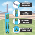 Chanak Big Cricket Turf Bat for Boys & Girls, 34.5 inch 1 Cricket Bat for Indoor & Outdoor Activity, Cricket Bat for Kids & Adults Above 15 Year(Big Turf Bat) Blue chanak