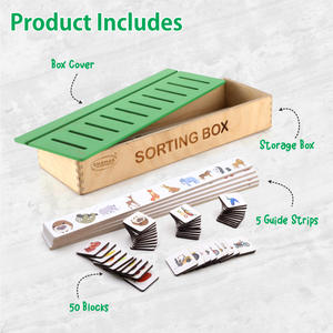 Chanak's Wooden Sorting Box For Kids Aditi Toys Pvt. Ltd.