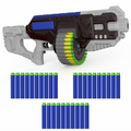 Street Viper Big Blaster Motorized Dart Gun Toy Includes 30 Soft Foam Bullet Darts, 60-Foot Firing Range, Rechargeable Electric Battery Design for Boys Girls, Above 5+ Age(Black-Orange) Aditi Toys Pvt. Ltd.