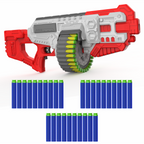 Street Viper Big Blaster Motorized Dart Gun Toy Includes 30 Soft Foam Bullet Darts, 60-Foot Firing Range, Rechargeable Electric Battery Design for Boys Girls, Above 5+ Age(Black-Orange) Aditi Toys Pvt. Ltd.