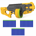Street Viper Big Blaster Motorized Dart Gun Toy Includes 30 Soft Foam Bullet Darts, 60-Foot Firing Range, Rechargeable Electric Battery Design for Boys Girls, Above 5+ Age(Black-Orange) Aditi Toys Pvt. Ltd.