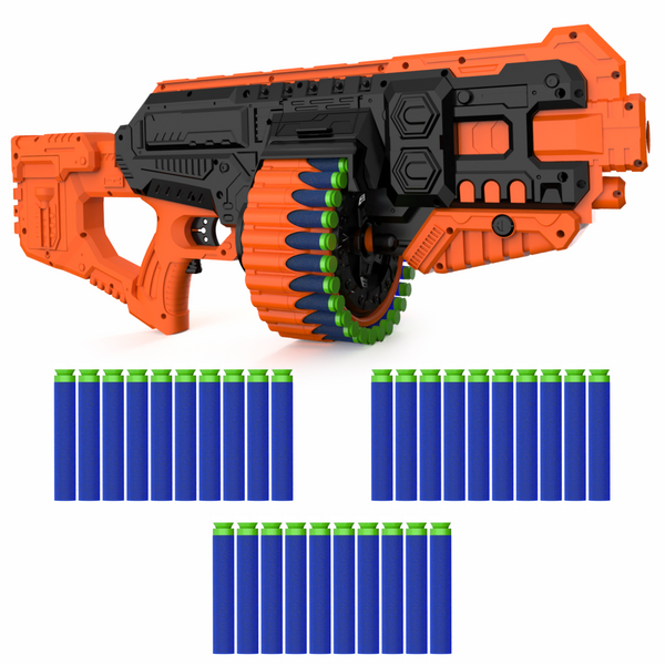 Chanak Street Viper Big Blaster Motorized Dart Gun Toy Including 60 Soft Foam Bullet Darts chanak
