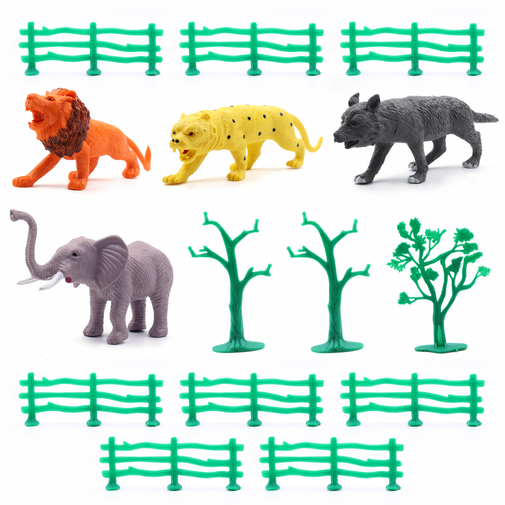Chanak 15-Pc Wild Animal Set