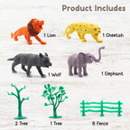 Chanak 15-Pc Wild Animal Set