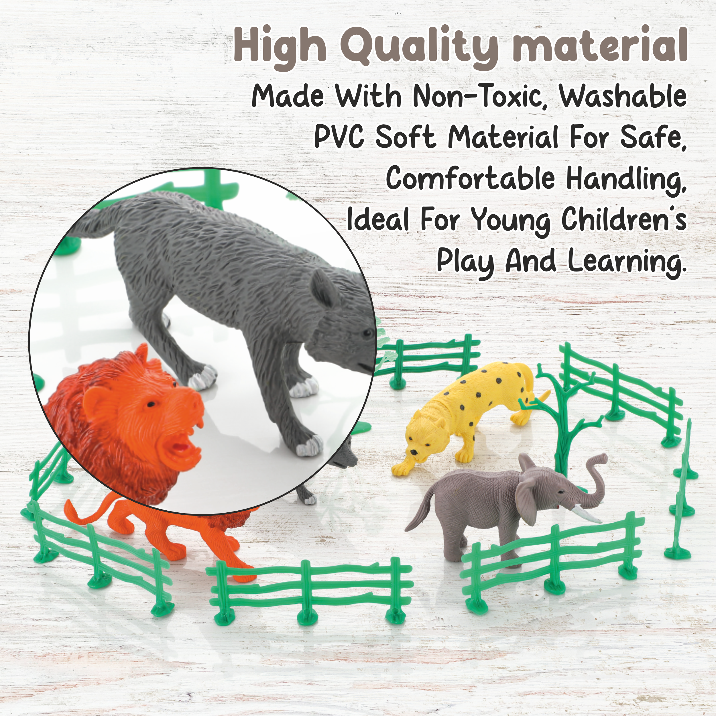 Chanak 15-Pc Wild Animal Set