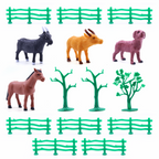 Chanak 15-Pc Farm Animal Set