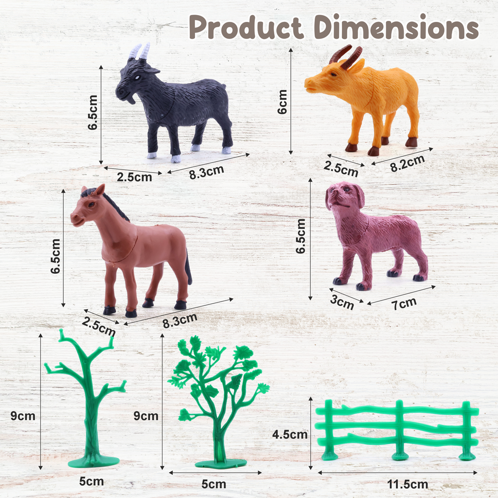 Chanak 15-Pc Farm Animal Set