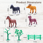 Chanak 15-Pc Farm Animal Set