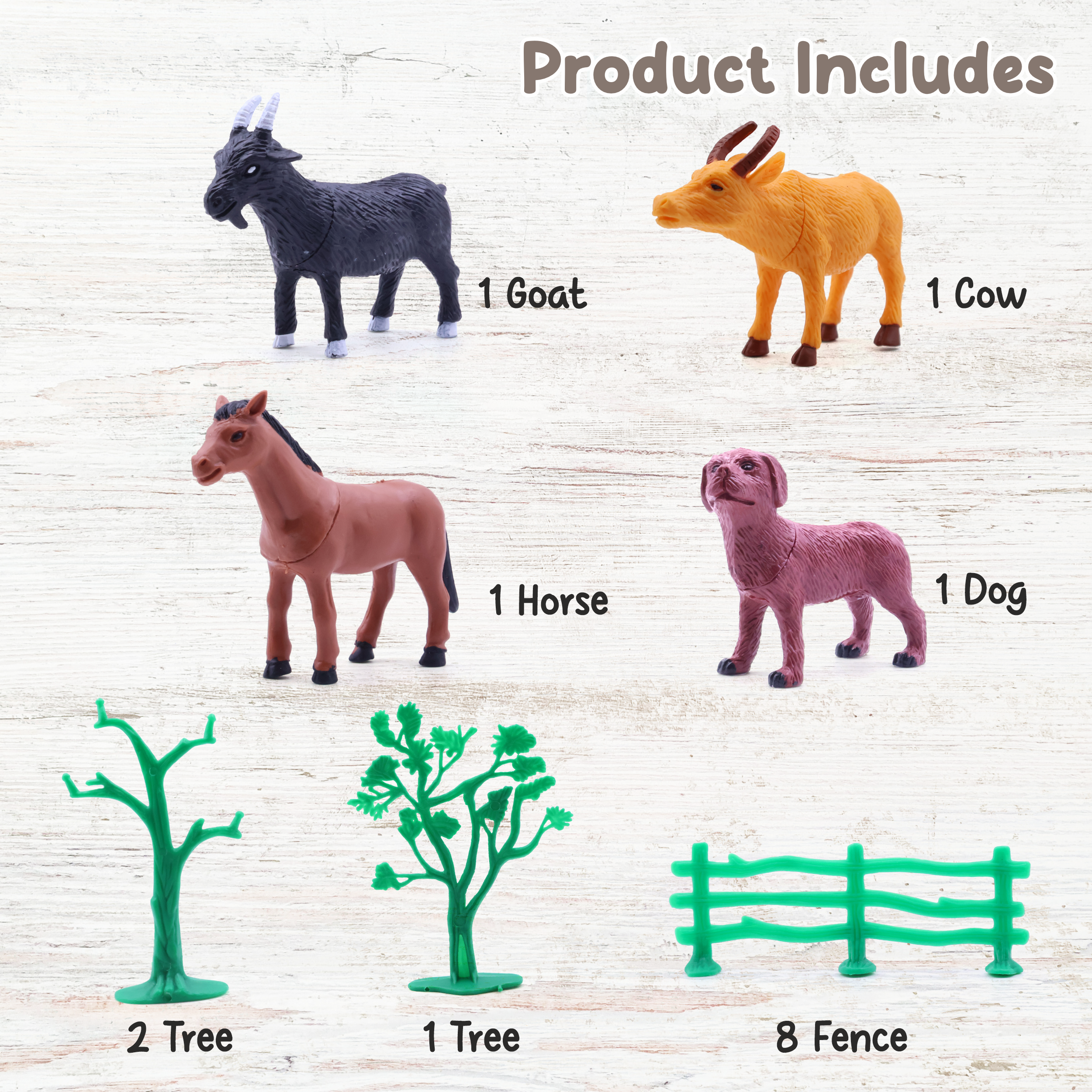 Chanak 15-Pc Farm Animal Set