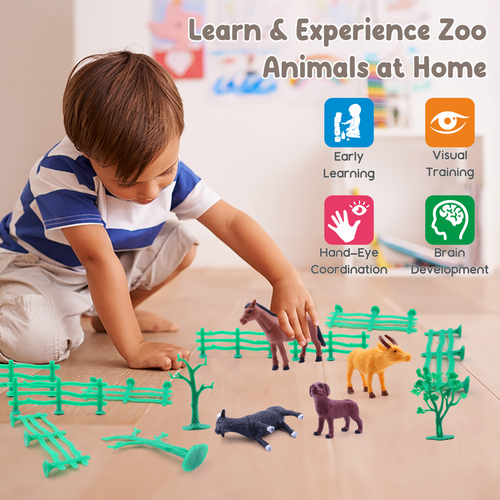 Chanak 15-Pc Farm Animal Set