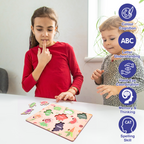 Chanak 4-in-1 Wooden Educational Puzzle Combo – Human Body, Alphabet, Vegetables & India Map – Montessori Learning Set for Toddlers & Preschoolers Age 2+ Aditi Toys Pvt. Ltd.